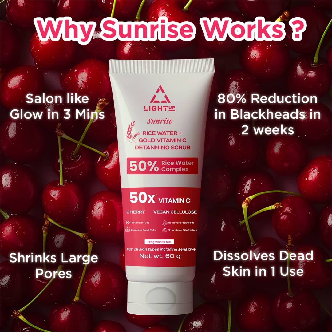 Sunrise Face Scrub With 50% Rice Water Complex