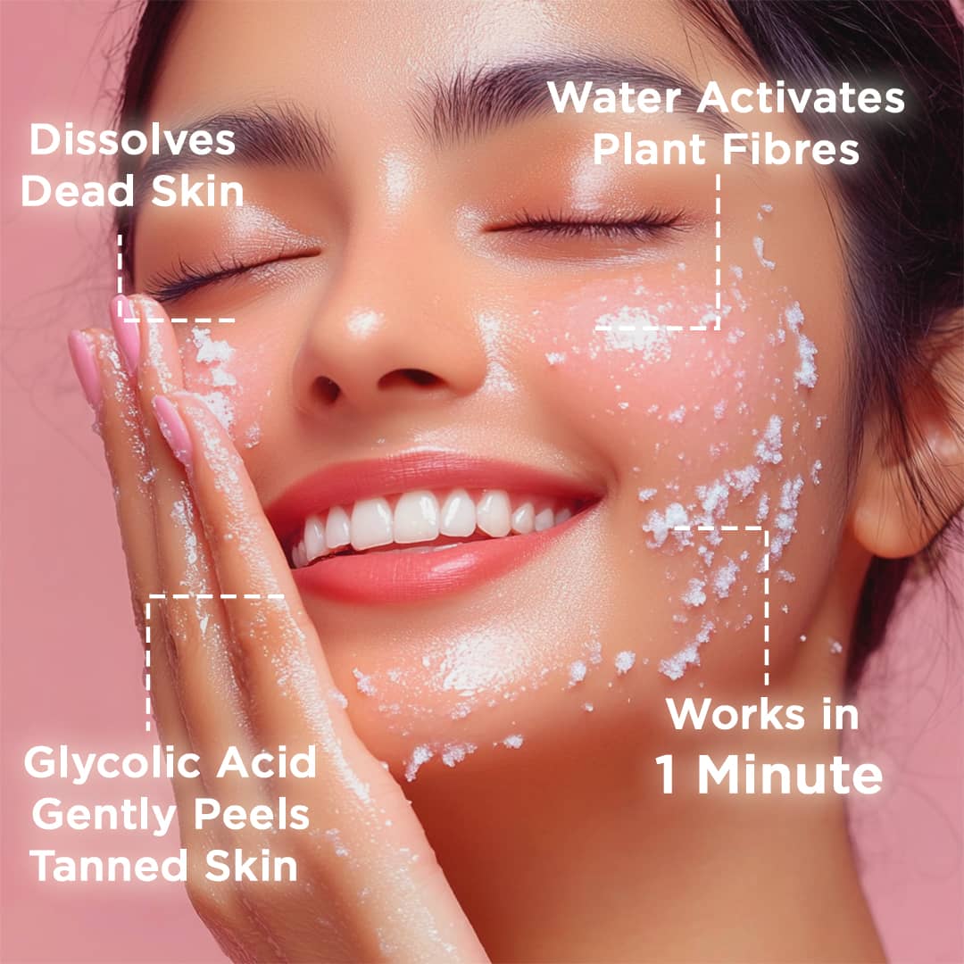 Sunrise Face Scrub With 50% Rice Water Complex