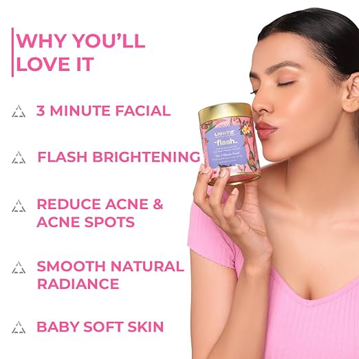 FLASH Face & Body Mini Ubtan - 3 Minutes Facial (50 gm)
