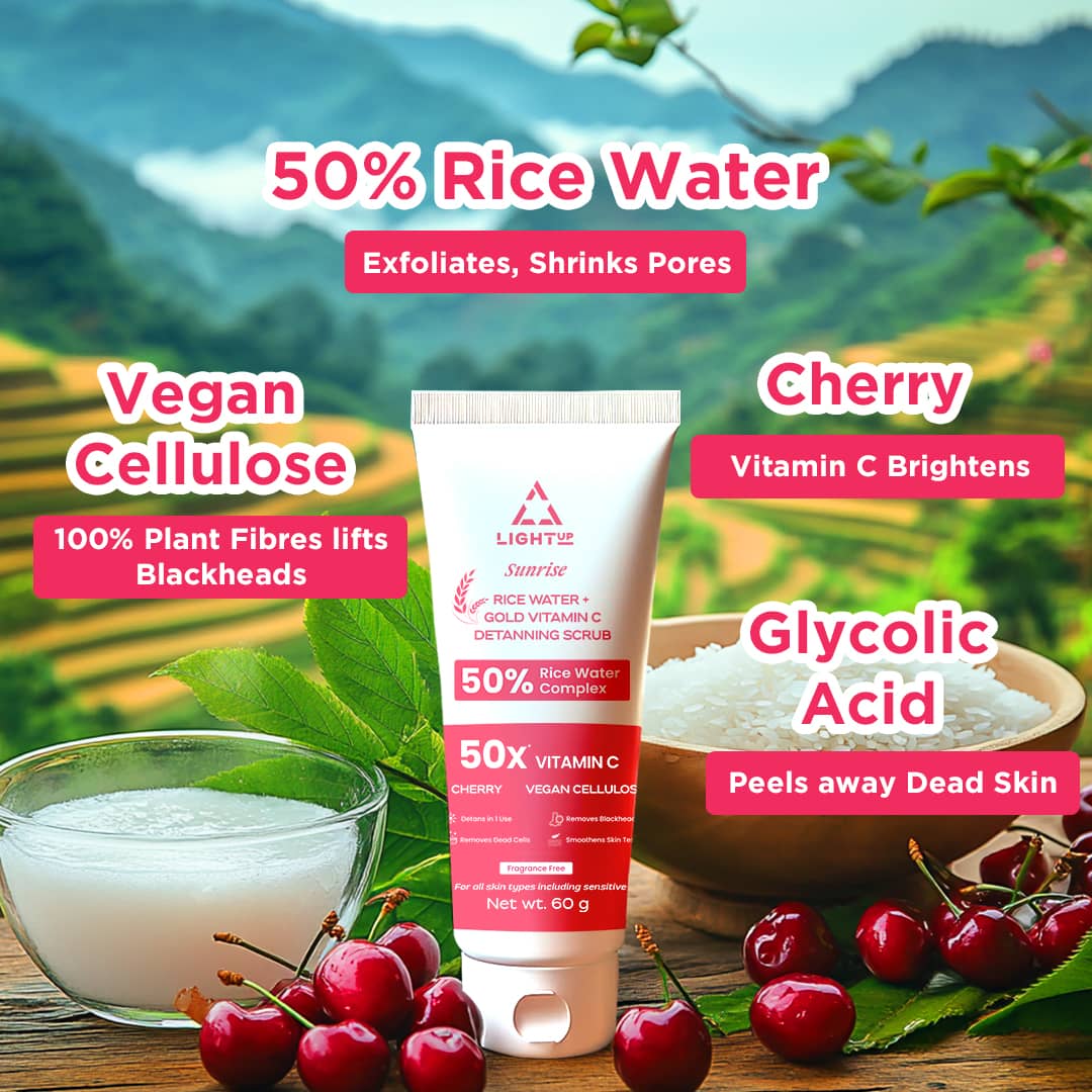 Sunrise Face Scrub With 50% Rice Water Complex