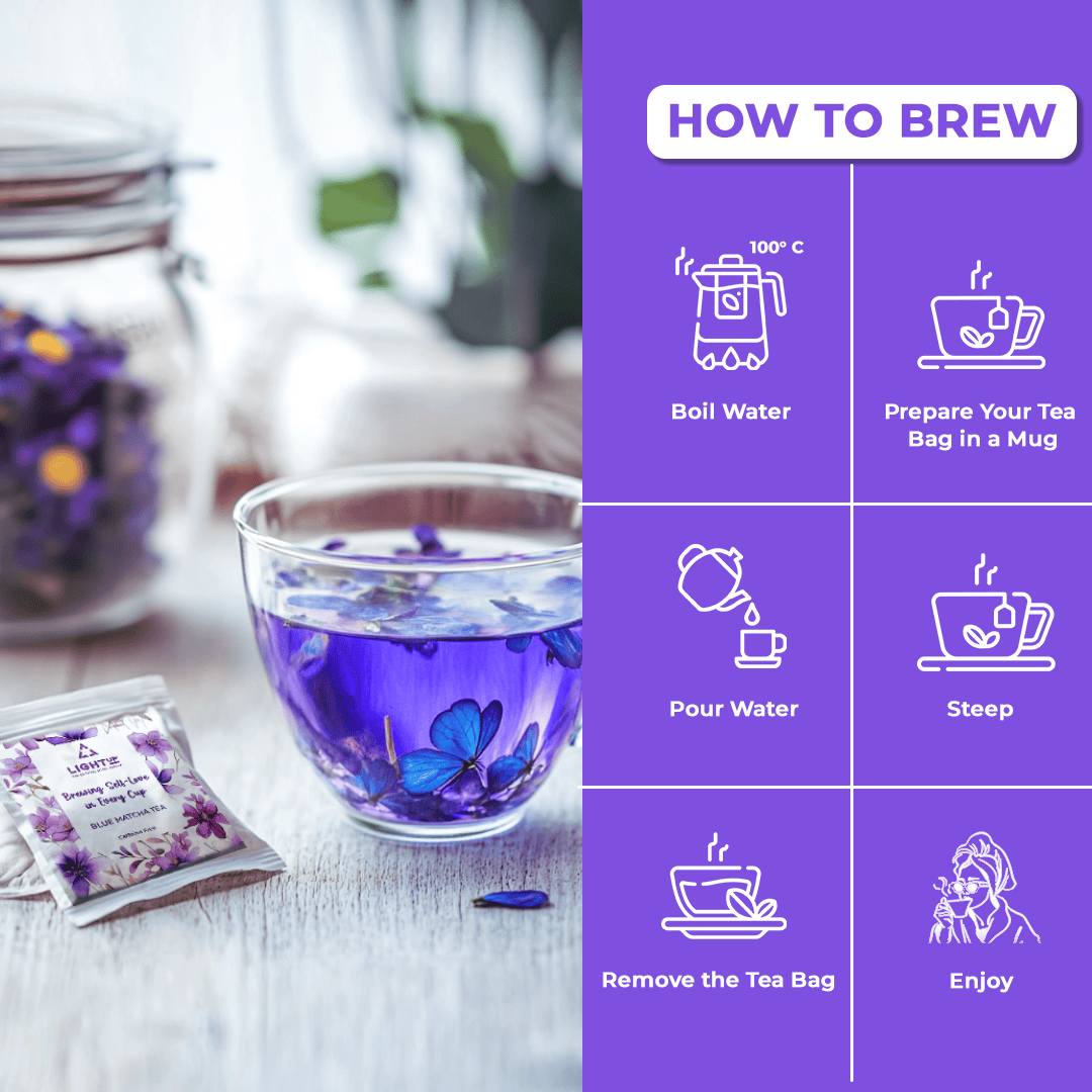 Butterfly Pea Flower Herbal Tea For Fat Loss