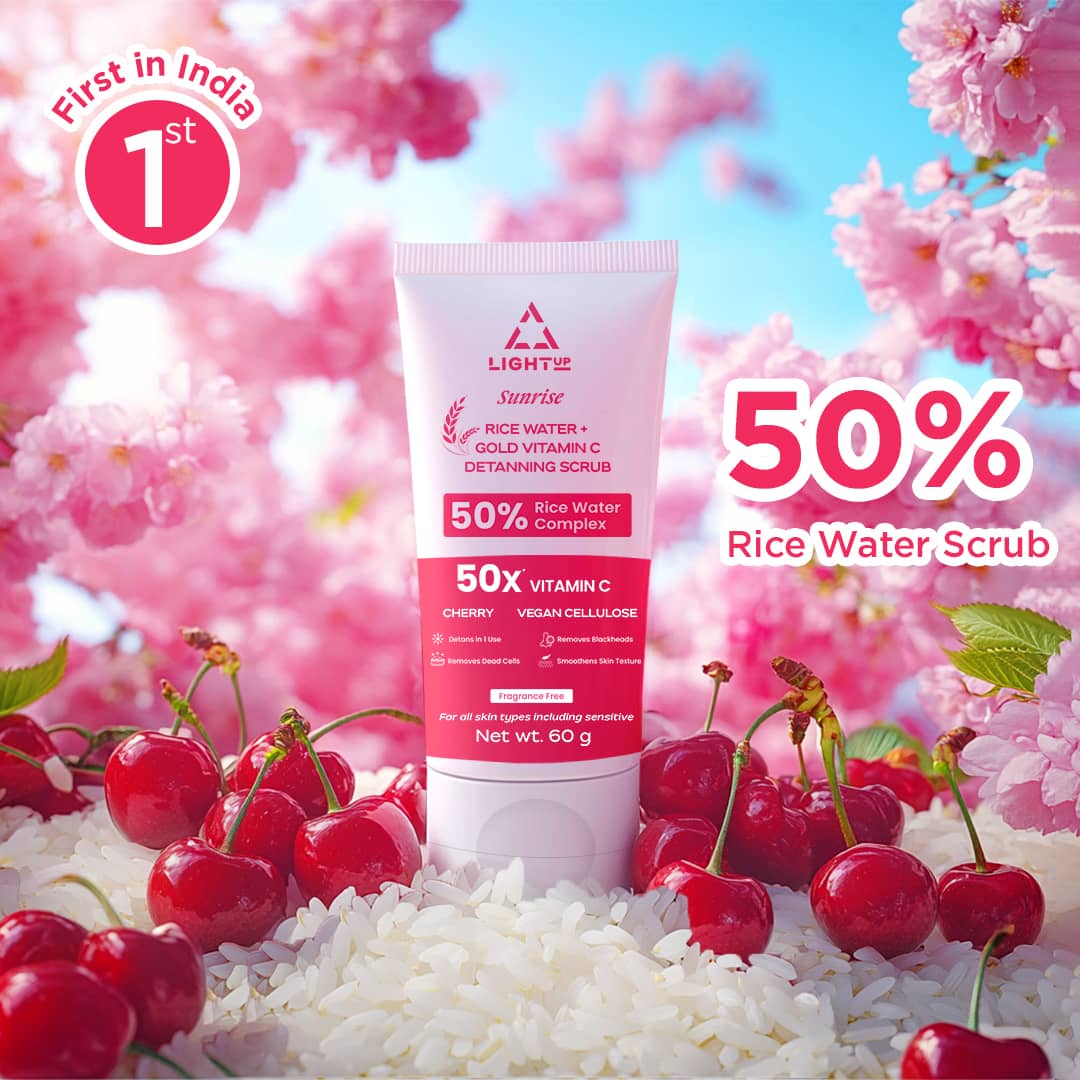 Sunrise Face Scrub With 50% Rice Water Complex